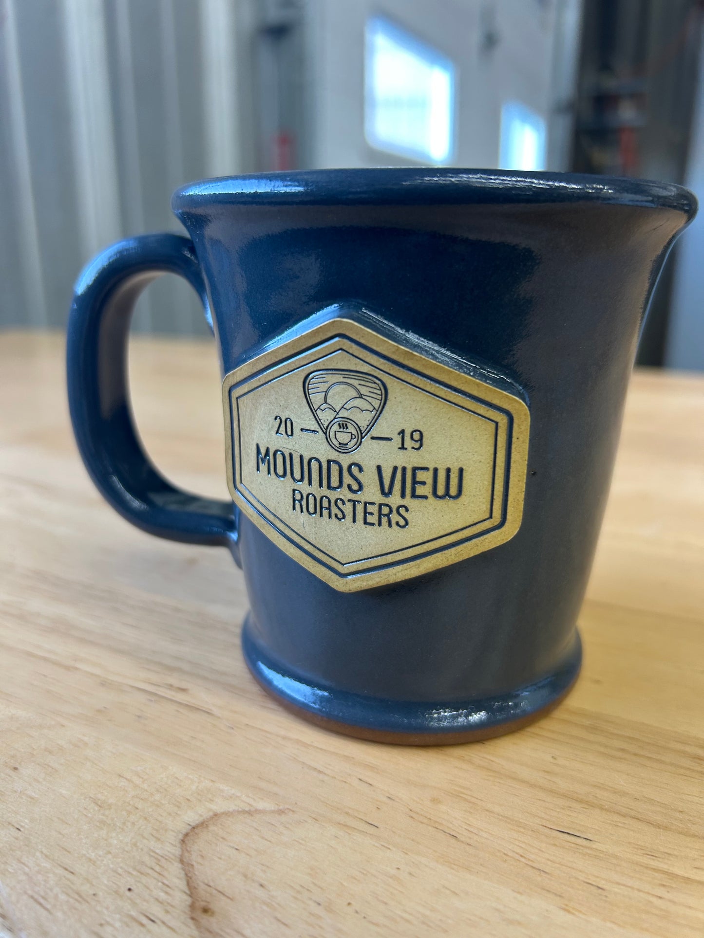 Custom 14oz Mounds View Roasters Pottery Mug